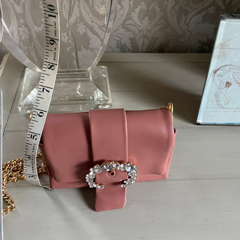 Elegant Pink Chain Strap Bag New tags Tory Burch greer purse crossbody - Picture 4 of 9